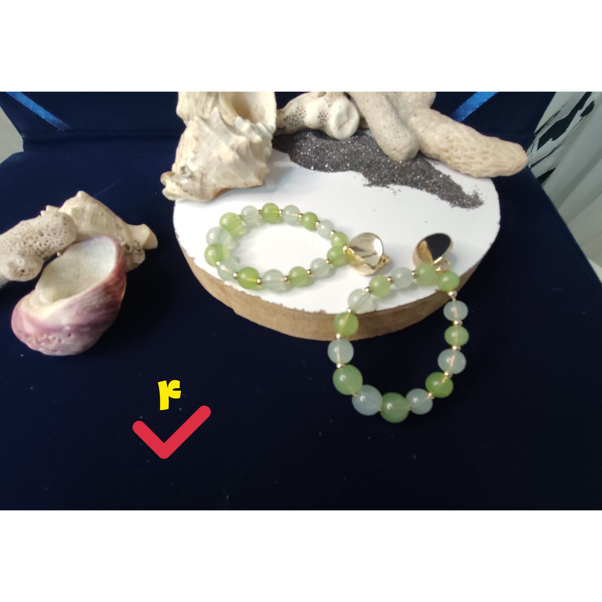 گوشواره سنگ مصنوعی فانتزی سبک و زیبا